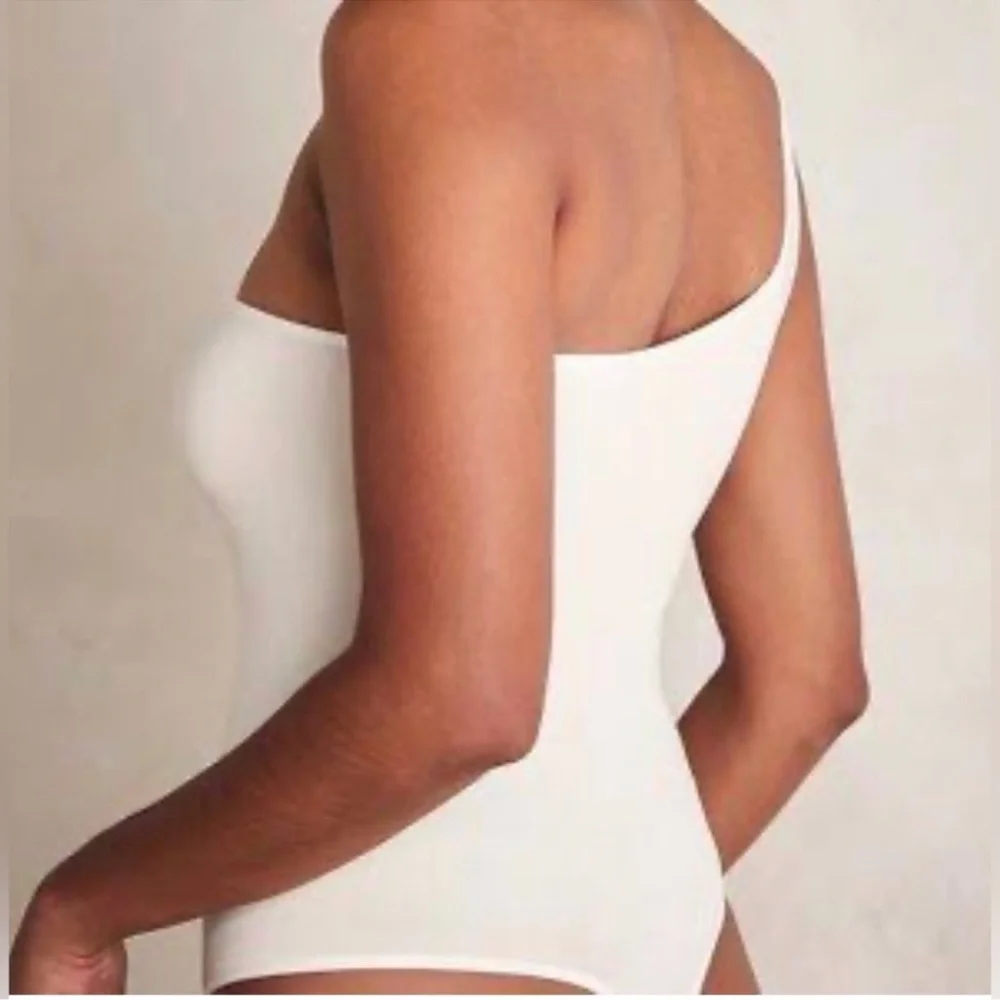 Free People Too Late One-Shoulder‎ Cream Top NWOT